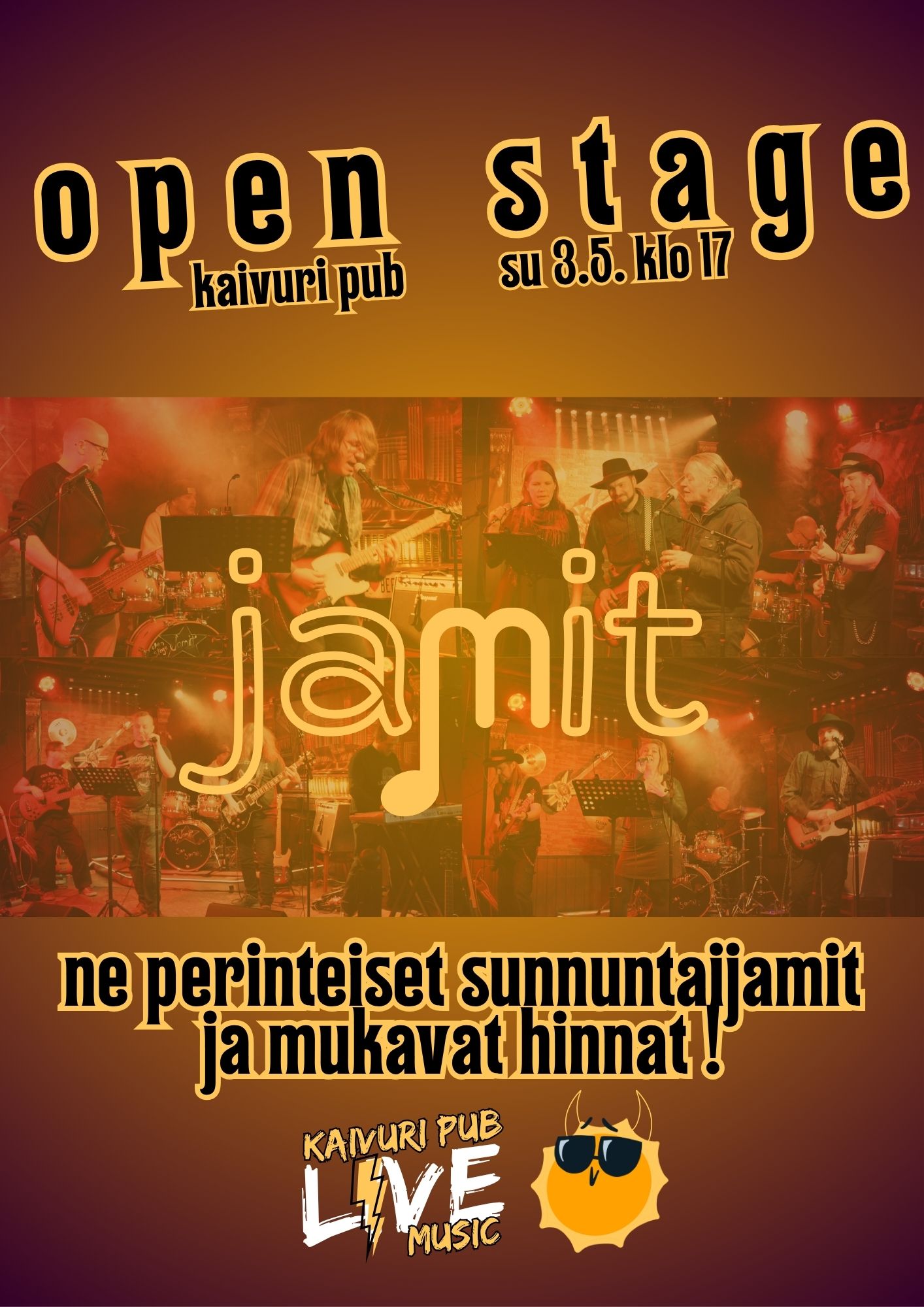 OPEN STAGE SUNNUNTAIJAMIT
