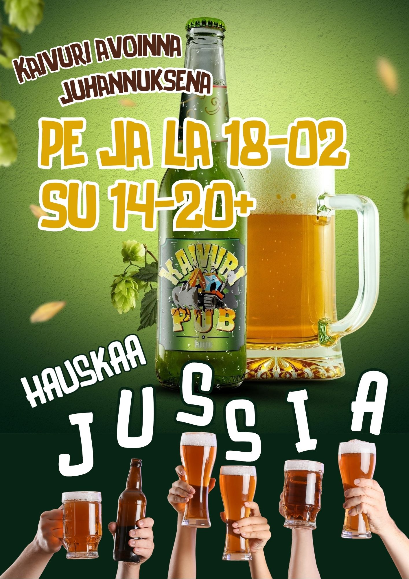 JUHANNUKSENA KAIVURISSA