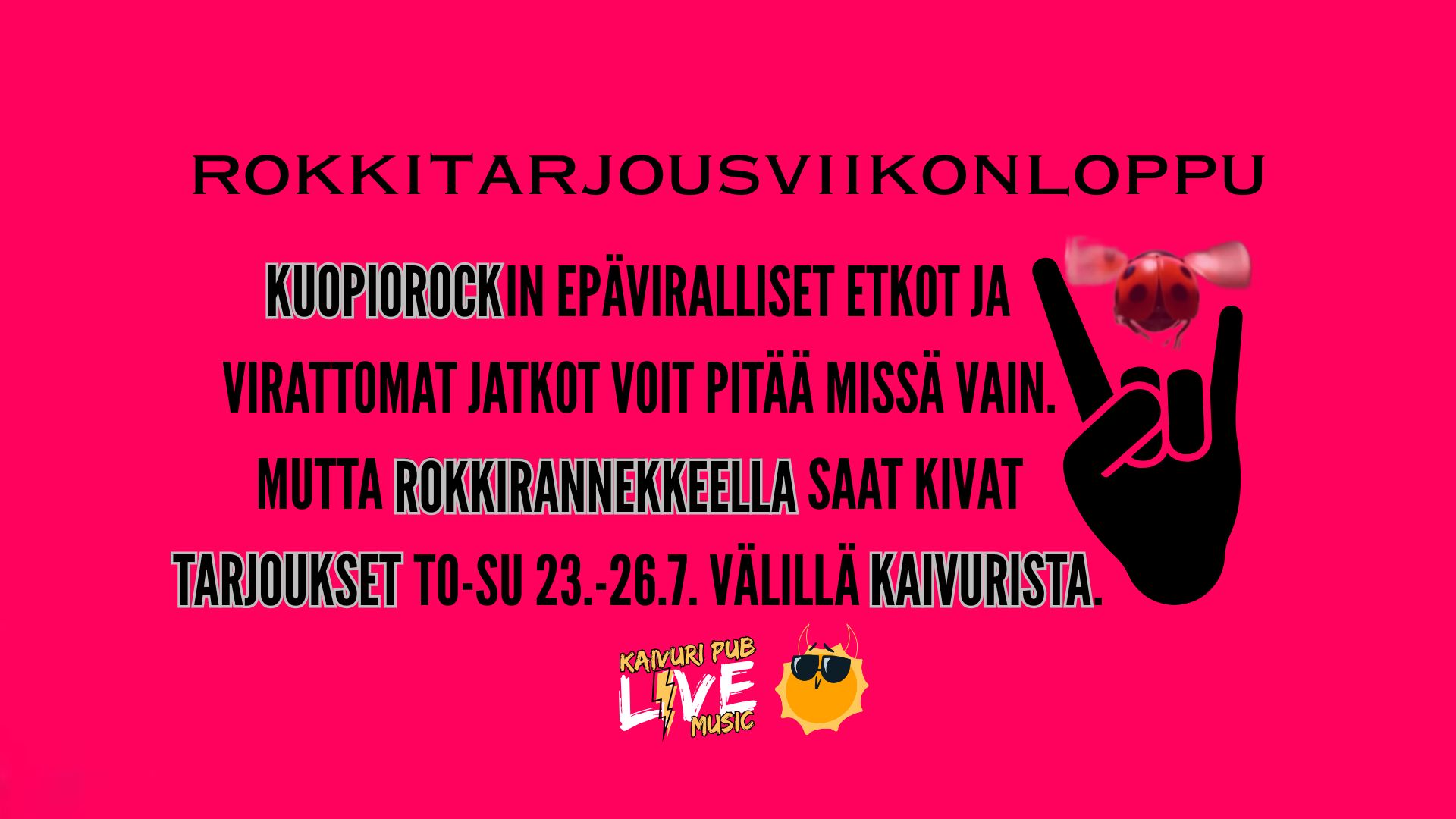 ROKKITARJOUSVIIKONLOPPU