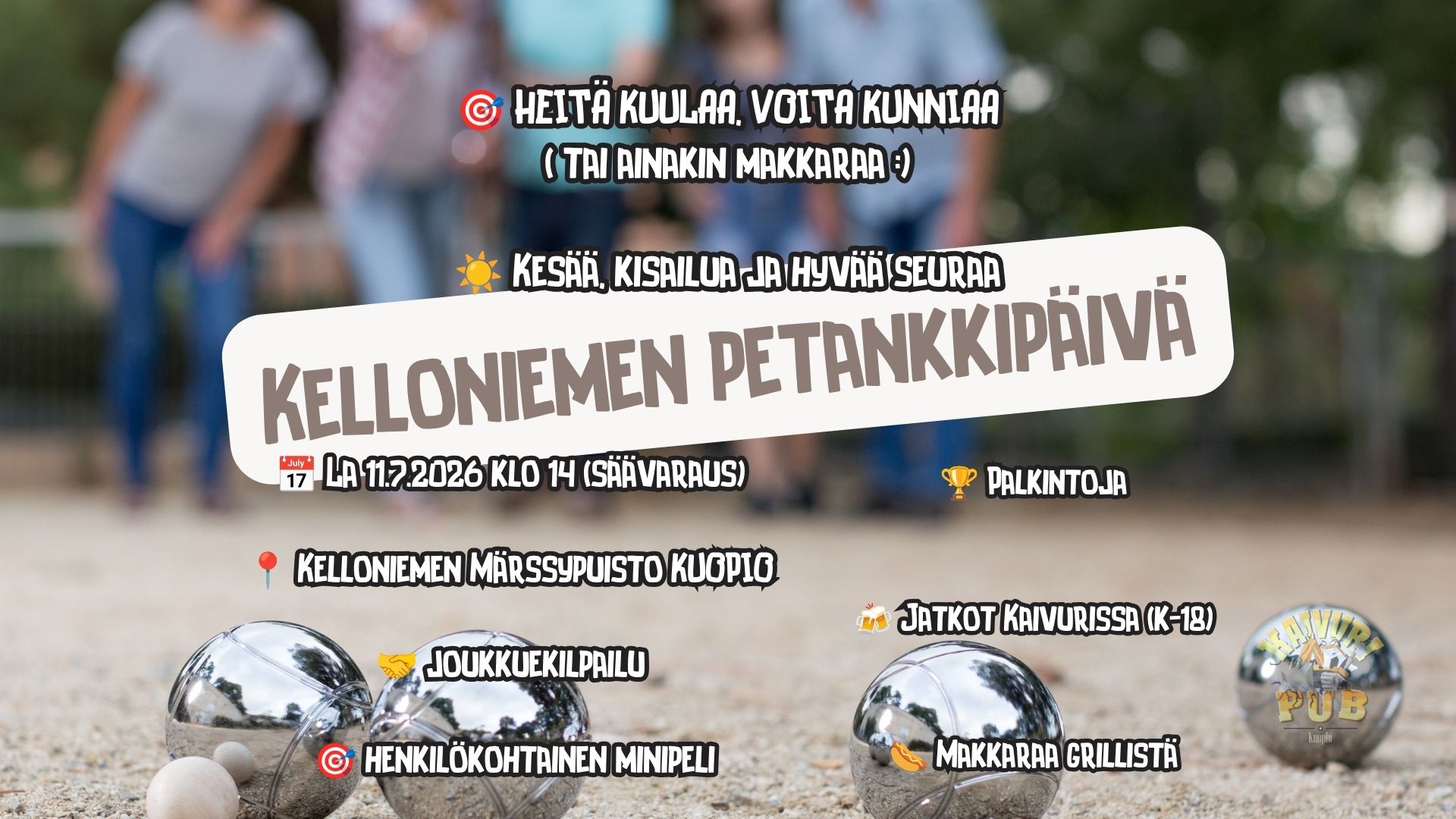KELLONIEMEN PETANKKIPÄIVÄ