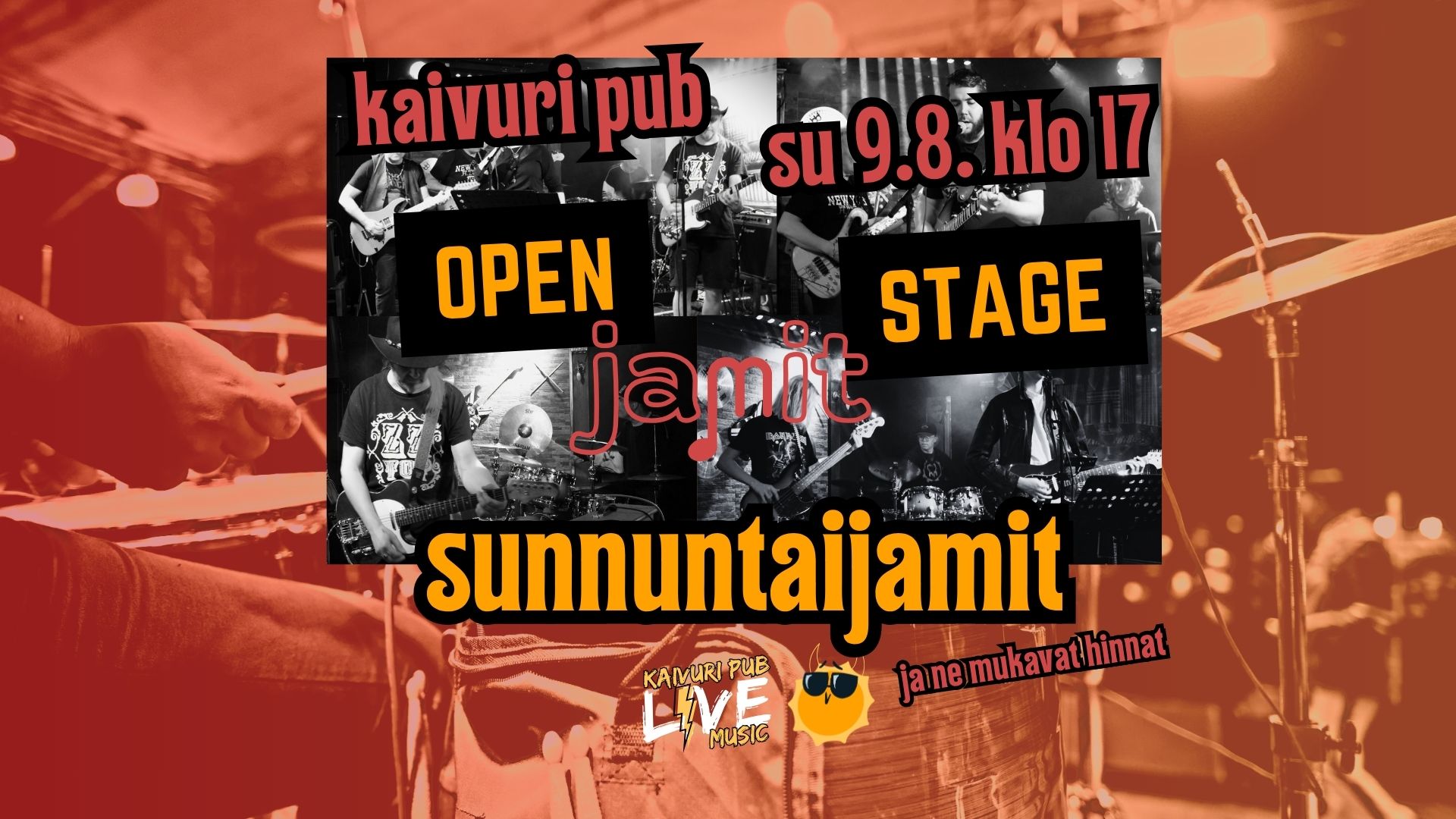 OPEN STAGE SUNNUNTAIJAMIT