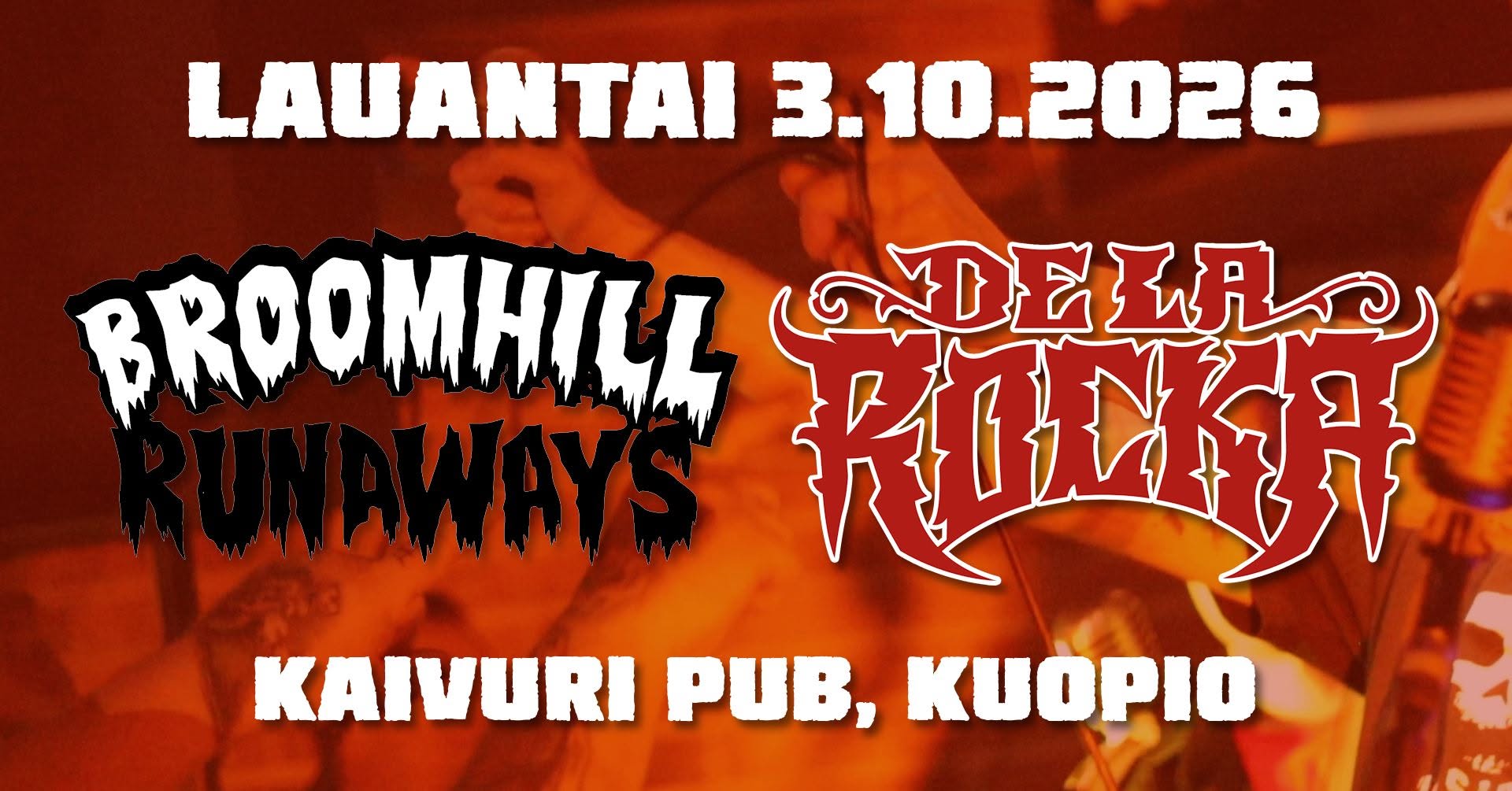 Read more about the article Explosive Rock´n´Roll Night // Broomhill Runaways & De La Rocka