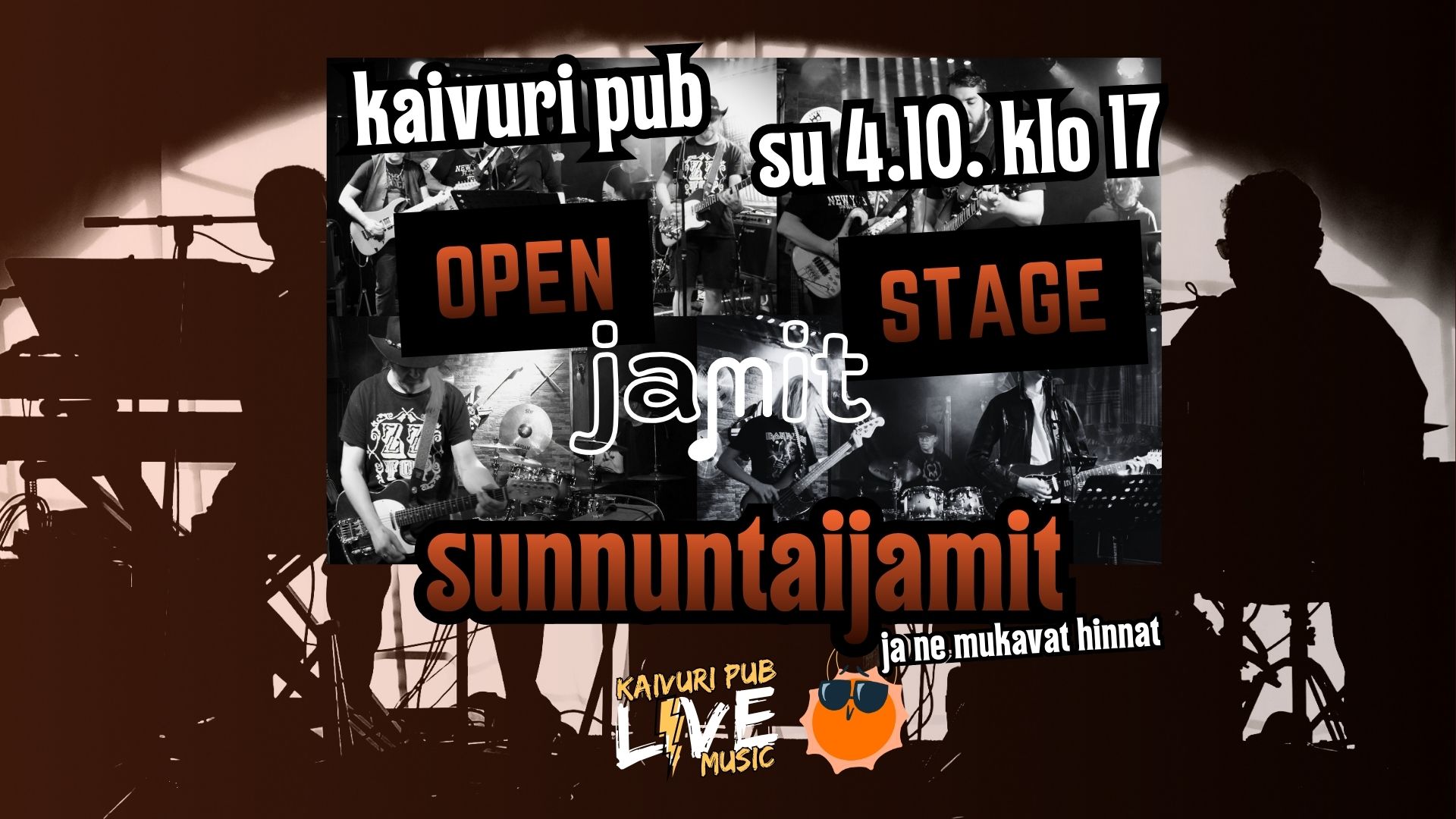 Read more about the article OPEN STAGE SUNNUNTAIJAMIT